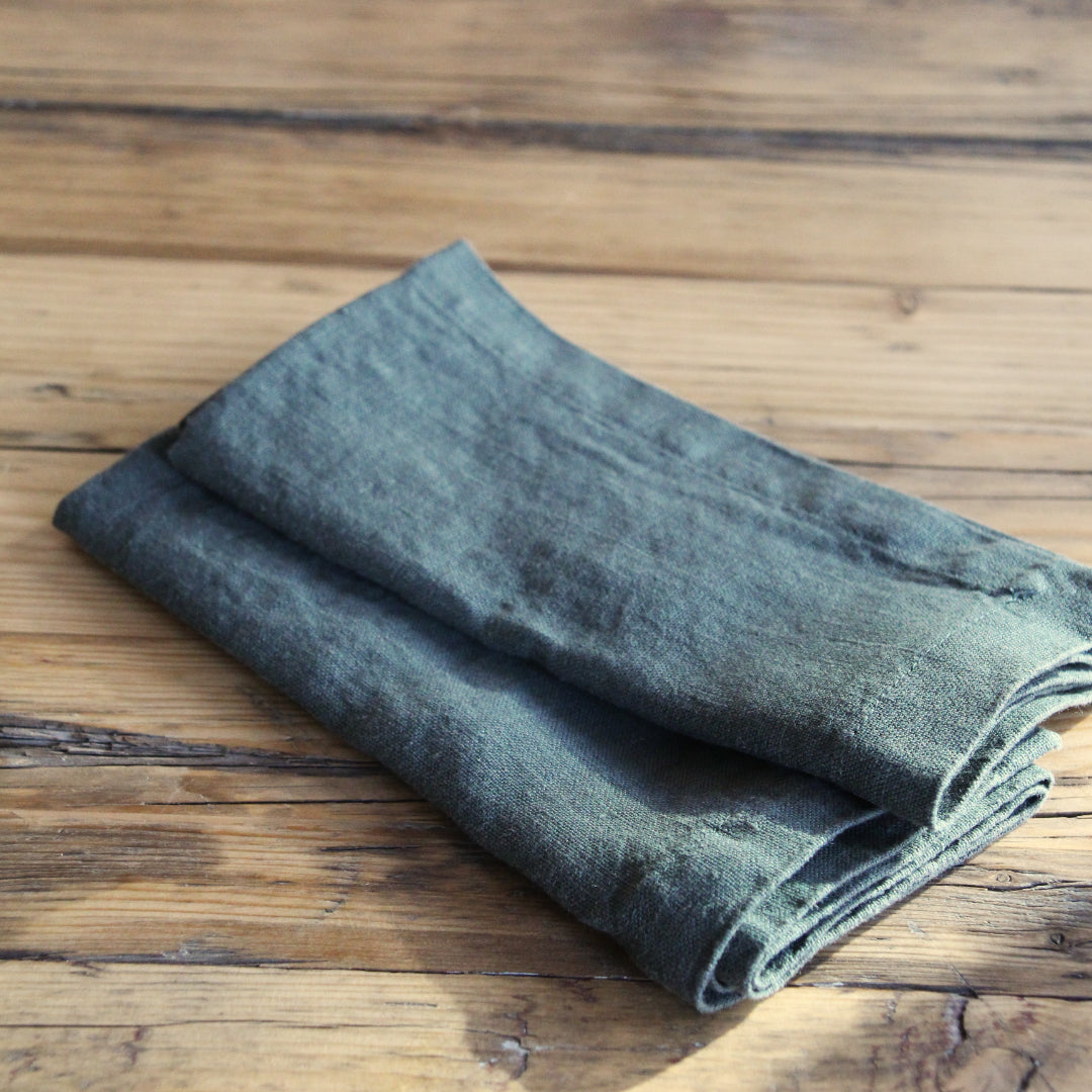 Leinenservietten Forest Green (2er Set)